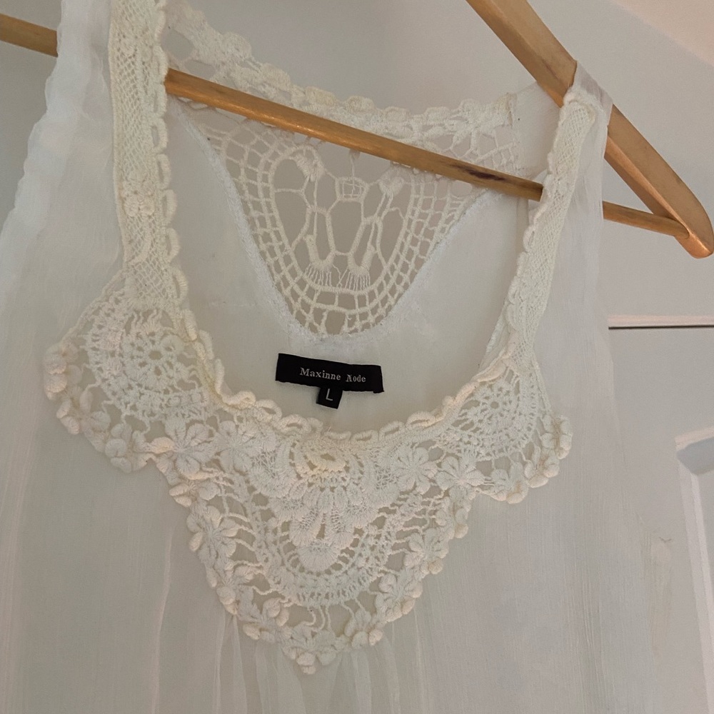 White Maxinne Mode Dress